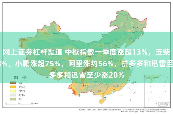 网上证劵杠杆渠道 中概指数一季度涨超13%，玉柴国际涨78%，小鹏涨超75%，阿里涨约56%，拼多多和迅雷至少涨20%