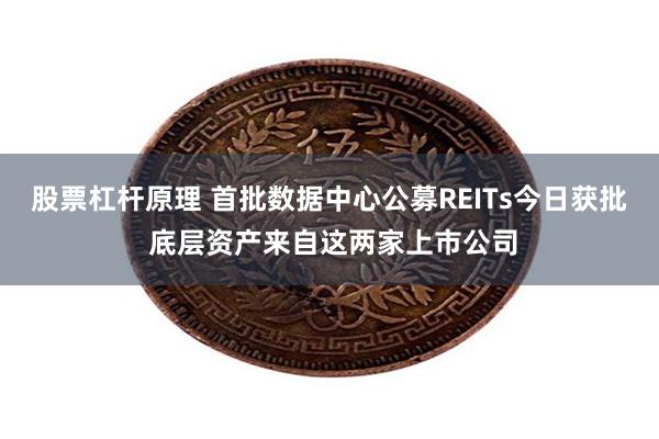 股票杠杆原理 首批数据中心公募REITs今日获批 底层资产来自这两家上市公司